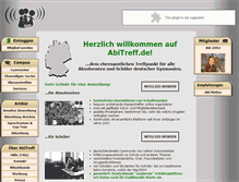 Tablet Screenshot of abitreff.de